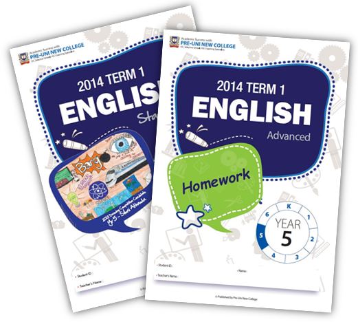 You will meet our new English books